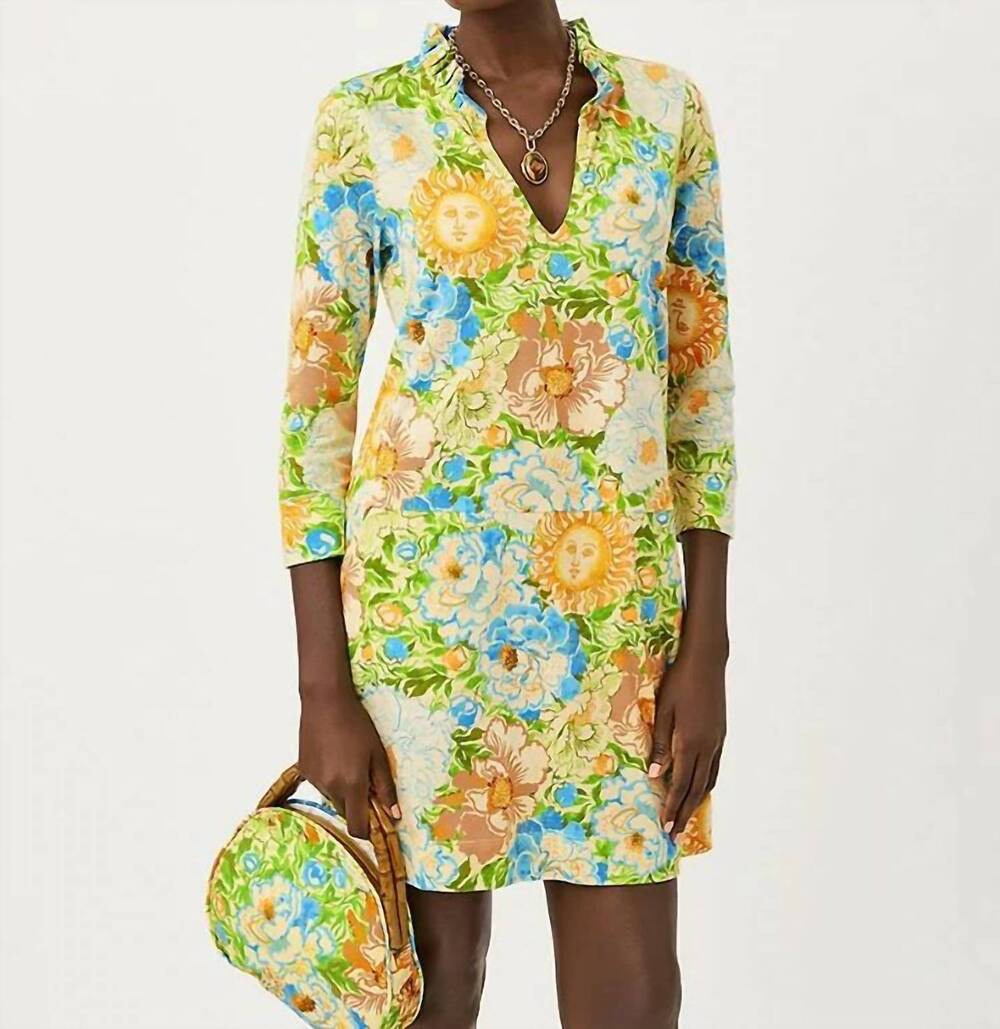 NEW LILLY PULITZER annelie mini dress in rutabaga sympeony